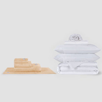 Complete Bed Linen Set + Towel Set