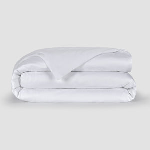 Capa de edredão Branco bambu by Momo Cotton – tecido de cetim 300 fios, suave, respirável e sustentável.