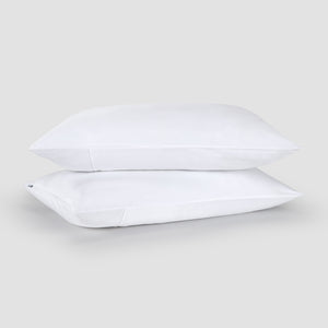 Branco bambu roupa de cama by Momo Cotton – tecido de cetim 300 fios, suave, respirável e sustentável.